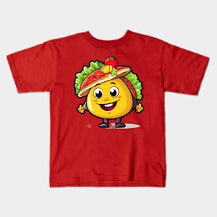 kawaii Taco cehees T-Shirt cute potatofood funny Kids T-Shirt